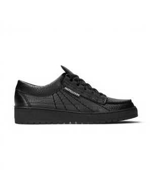 Mephisto Rainbow Leren Zwarte Wandelschoenen voor mannen - Mamouth 714