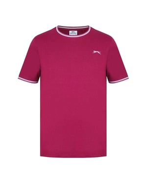 Slazenger Katoenen heren-T-shirt (Bes)