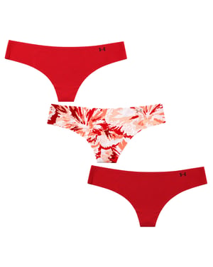 Under Armour 3-Pack Pure Stretch Womens Multicolour Thong