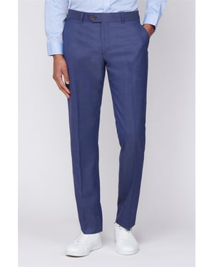 Regular Suit Trousers in Blue