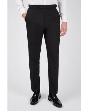 Tailored Suit Trousers in Black