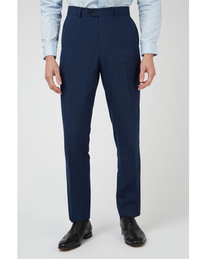 Slim Fit Suit Trousers in Navy