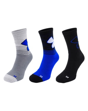 Under Armour 3-Pack Phenom 2.0 Mens Multicolour Socks