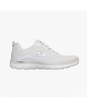 Skechers Arch Fit Summits - Daily Flow Womens Casual Trainers White Lavender