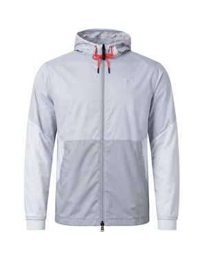 Under Armour Legacy Mens Grey Windbreaker Jacket