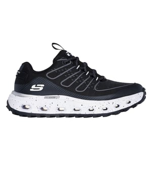 Skechers Dames Step At Slip-on Trainers (Zwart/Wit)