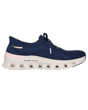 Skechers Dames Pro Glide-Step Trainers (Navy)