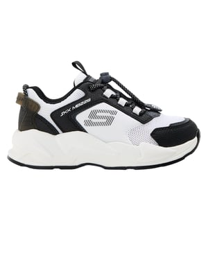 Skechers Ultrasurge instapschoenen voor kinderen (Wit, Zwart)