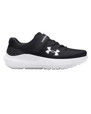 Under Armour Barn/Sport Surge 4 Sneakers (Svart/Vit)