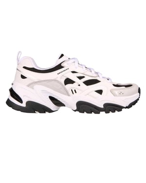 Skechers Dames Staminav2 Sneakers (Wit/Zwart)