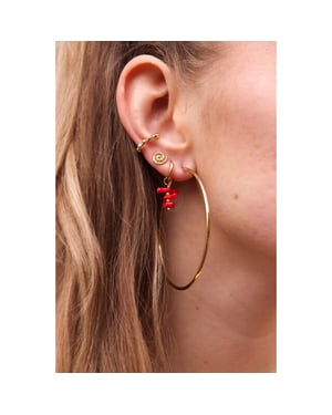 Label Kiki Big round hoop