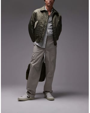 ARKET avslappnade chinos i mörk beige
