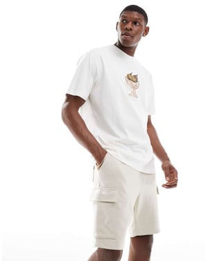 JJ Rebel cargojersey shorts i beige