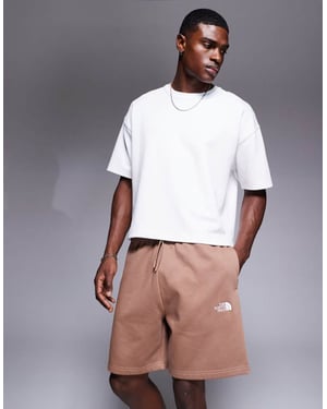 The North Face Essential logotyp sweatshorts i brunt