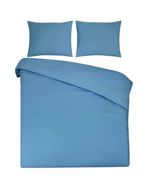 DoubleDry Dekbedovertrek 100% natuurlijk katoen lits jumeaux 240x200/220 cm +