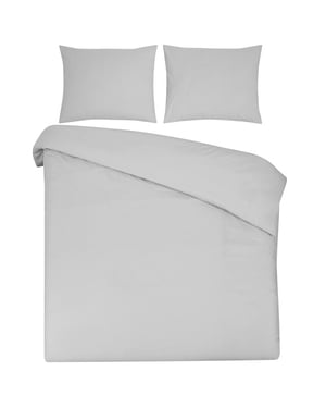 DoubleDry Dekbedovertrek 100% natuurlijk katoen lits jumeaux 240x200/220 cm +