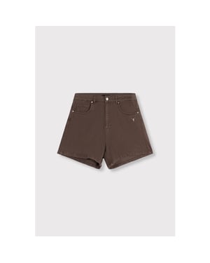 Alix The Label Heavy twill shorts -
