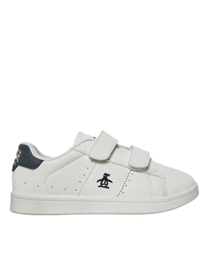 Penguin Junior Marmer Wit/Navy Sneakers