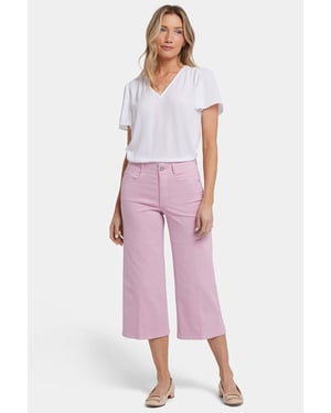 Brigitte Wijdbeen Capri Jeans Met Hoge Taille