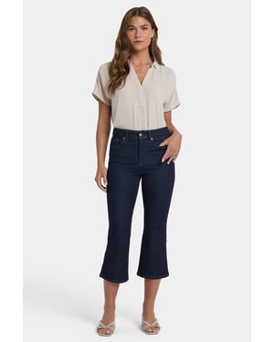 Monica Kick Flare Crop Jeans Met Hoge Taille