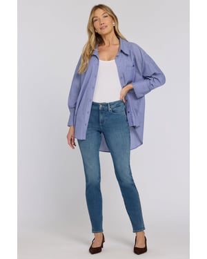 Sheri Slim Straight Jeans in Re-New Denim