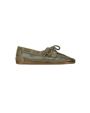Posa Pw110 loafers boat loafer mesh suede