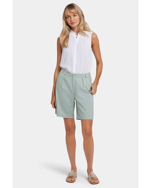 Relaxed Shorts In Stretch Linnen