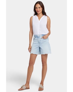 Berkyn Relaxed Denim Shorts Met Super Hoge Taille