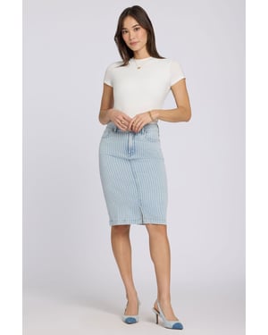 Hoge Taille Denim Rok