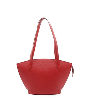 Louis Vuitton Vintage Leather Shoulder Bag Saint Jacques