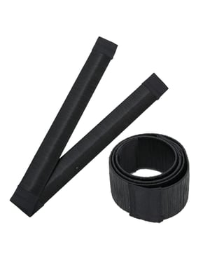 Aquarius Hair Bun Maker Donut Ring Black Lightweight Easy Updo Styling Tool Ring