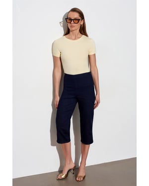 Dames Slim Fit Crew Neck T-Shirt