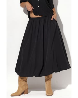 Hoge Taille A-Lijn Midi Rok