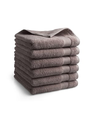 DoubleDry Hotel handdoeken 50 x 100 cm – set van 6 – 100% katoen 500 g/m2 –