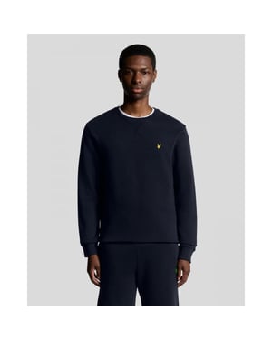Lyle and Scott Ml424v crew neck sweat dark navy z271 sweater