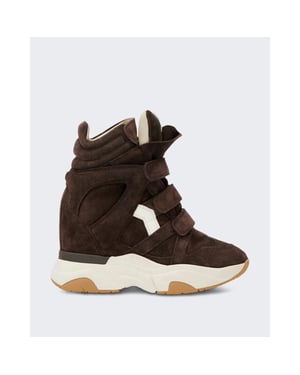 Isabel Marant Balskee sneaker chocolade
