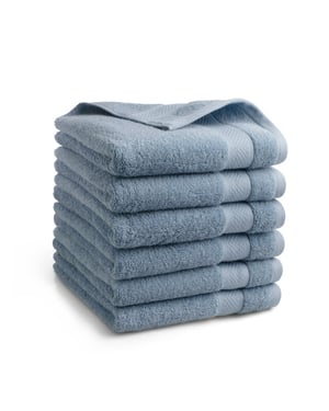 DoubleDry Hotel handdoeken 50 x 100 cm – set van 6 – 100% katoen 500 g/m2 –