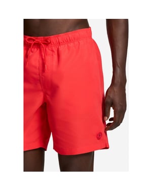 Shiwi Mike solid  -1525107100 3011 red hibiscus short