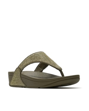 FitFlop Lulu shimmerglitz toe-post sandals
