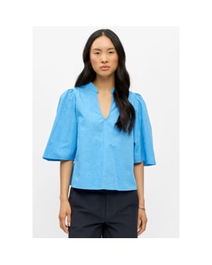 Object Objhelia 2/4 re v-neck top 145