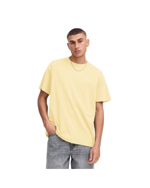Solid Casual t-shirt heren