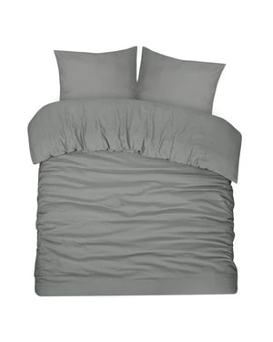DoubleDry Dekbedovertrek seersucker 100% katoen tweepersoons 200x200/220 cm