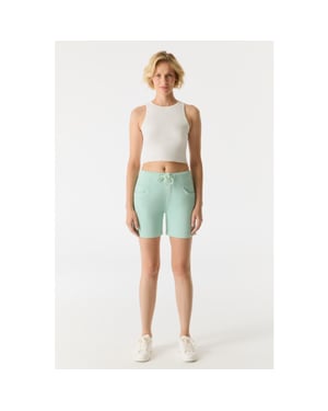 C.O.J. Denim Short alice aqua sky
