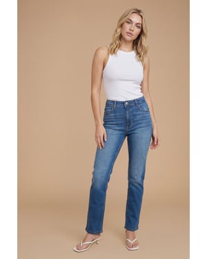 High Rise Straight Leg Jean