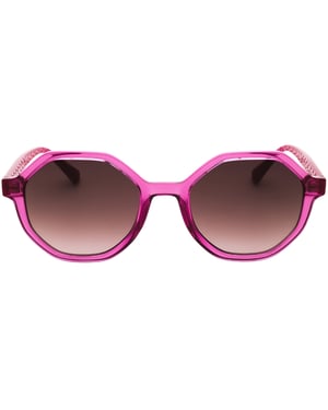 Love Moschino Fuchsia Pink Sunglasses