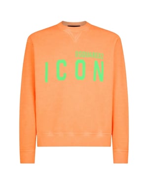 Dsquared2 Icon Oranje Trui Met Ronde Hals