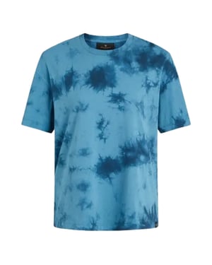 Belstaff Wave Dye Ride Ocean Blue T-shirt