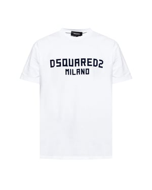 Dsquared2 Milano Logo Cool Fit White T-shirt