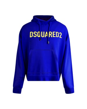 Dsquared2 Cool Fit Brand Logo Purple Hoodie