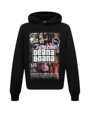 Dsquared2 Sisters Power Deana En Dana Zwarte Hoodie